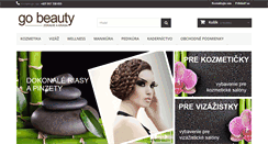 Desktop Screenshot of gobeauty.sk