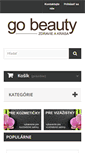 Mobile Screenshot of gobeauty.sk